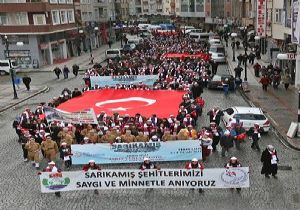 Rize, Sarıkamış Şehitleri için yürüdü