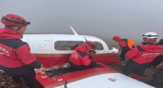 'Bayan yolcu sağ, pilot hayatını kaybetti'