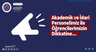 ATAUNİV’de yüz yüze eğitime ara