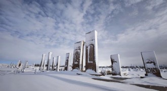 Anadolu Orhun Abideleri beyaza büründü