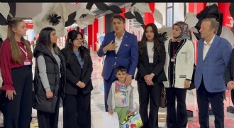 Bahçeşehir’de Minik ellerin büyük eserleri Erzurum’da sergilendi