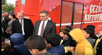 Baruş Gezici Kütüphaneyi ziyaret etti