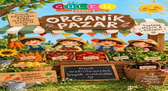 Miniklerin 'Organik Pazar' heyecanı