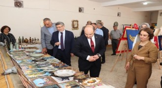 Oltu HEM kursiyerleri eserlerini sergiledi