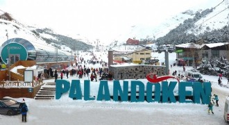 Palandöken’de kar kalınlığı 2 metreyi aştı