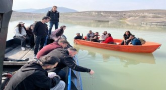 Su Ürünleri Fakültesinden saha çalışması