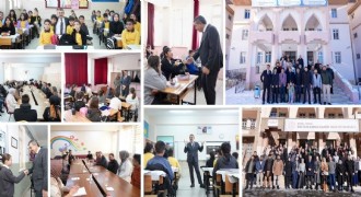 Tekin öğrenci ve öğretmenlerle buluştu