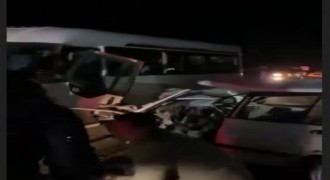 Uzundere yolunda trafik kazası: 2 yaralı