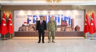 Vali Baruş Aktaş Paşayı ağırladı