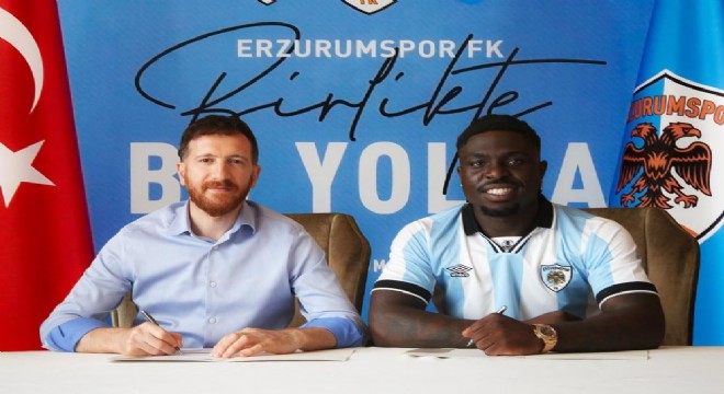 Ebosele, Erzurumspor'la sözleşme imzaladı