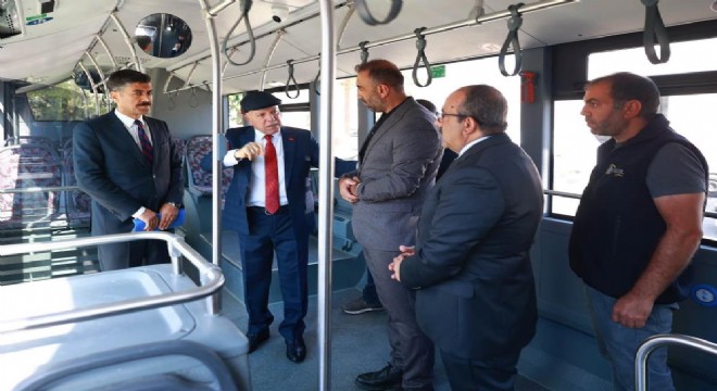 Sekmen halk otobüsü şoförleriyle bir araya geldi